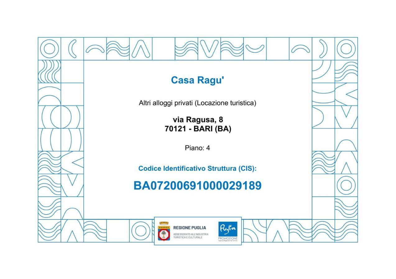 Casa Ragu' - Bari Centro Apartment Ngoại thất bức ảnh